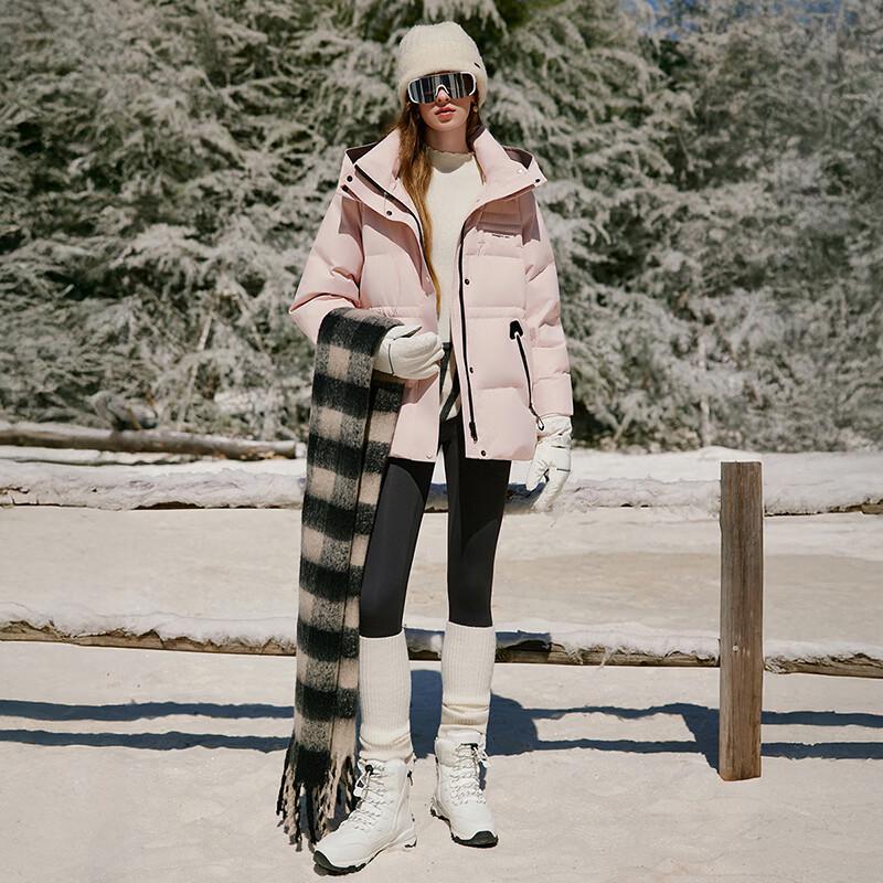Women's Hooded Duck Down Parka Jacket