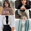 3PCS Dress Clips Back Cinch Retro Silvery Sweater Dress Clothing Cincher Clips to Hold Sweater Toge Shirt Tightener Clip for Different Women Clothing