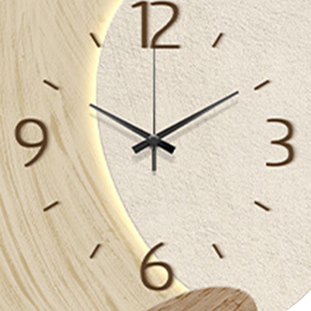 Nordic Wall Clock Home Decor Non Ticking Simple Wall Decor Decorative Clock for