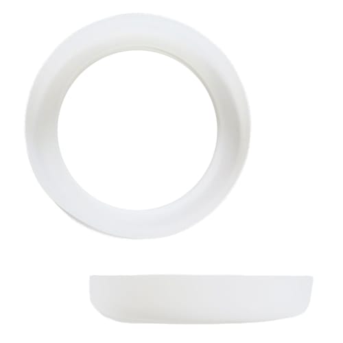 Panda Family Silicone Bottle Bottom Covers for Sports Jugs, 2 Liter and 2.5 Liter Pots, Scratch-Resistant, Soundproof, Non-Slip, Rounded Corners, Whit