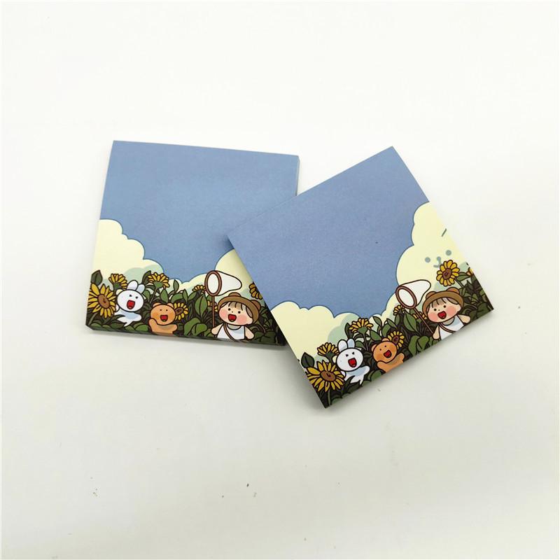 Korean Style Forest Girl Tearable Sticky Note Pad