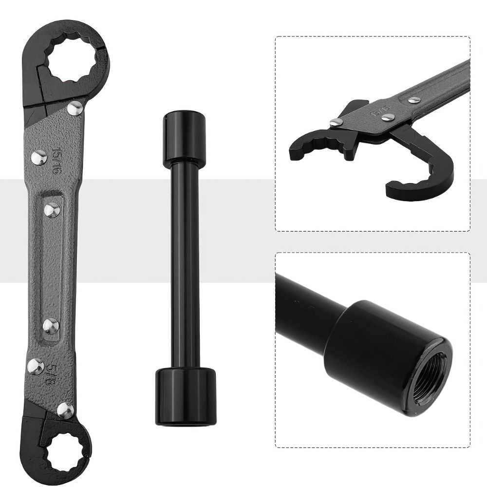 Multi-functional Design Tire Auto Repair Wrench Water Pipe Repair Wrench  Auto Repair