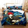 Neues Spiel Persona 4 Bettwäsche-Set Einzelbett Zwillingsbett Vollgröße Queen-Size King-Size Bettwäsche-Set Erwachsener Kinderzimmer Bettbezug-Sets Anime Bettlaken-Set