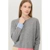 Block Point Cashmere Wool Knit Bakp66561