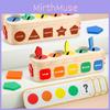 Wooden Matching Shape Color Classification Colorful Box Evil Child Toy Puzzle