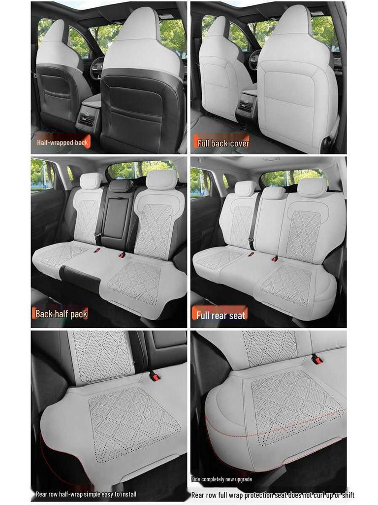 All-Season Seat Covers for 2025 Changan Qiyuan Q05 - Full-Coverage Car Seat Cushions