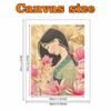 Disney Pearl Painting Mulan Portrait for Beginners and Adults, DIY Pearl Diamond Art Painting Kit for Home Wall Decor Gifts