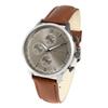 Montre homme - Menzie - Cuir marron - Boîtier 42 mm - Quartz VX9NE