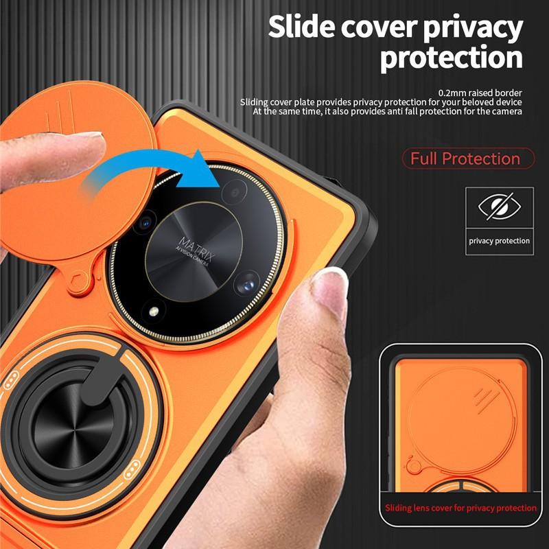 Applicable To Honor X1C Mobile Phone Case, Shunjia Rotating Shaft Round Window Guard 111 Lite Rotating Ring Protective Cover