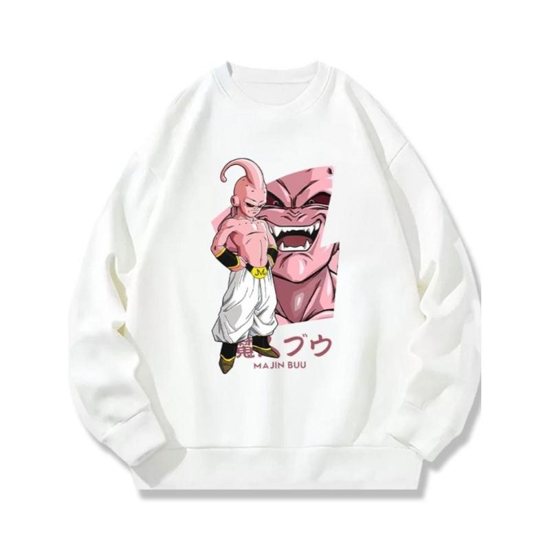 

Dragon Ball Heavyweight Crew Neck Sweatshirt, Fleece Lined Modal-Polyamide, Cold Weather S