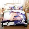 Comfortable Anime Print Duvet Cover Set With Duvet Cover And Pillowcases Single Twin Full Queen King Sizes For Adults And Kids