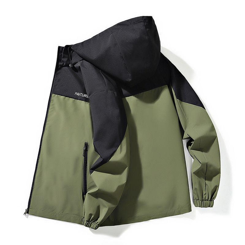 Men's Trendy Hooded Jacket for Teens - Lightweight Spring/Autumn Casual Coat