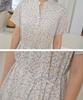 Ppaeppae Floral Half-Open Long Dress