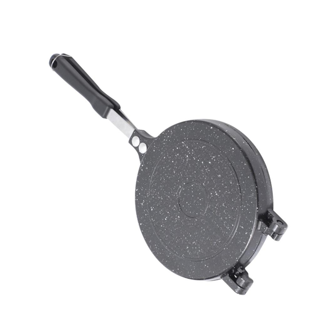Heat Conduction Double Sided Frying Pan Aluminum Alloy Sandwich Maker Baking Cooking