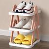 Plastic Layered Shoe Rack Space Saving Shoe Storage Organizer Vertical Shoe Rack  Household