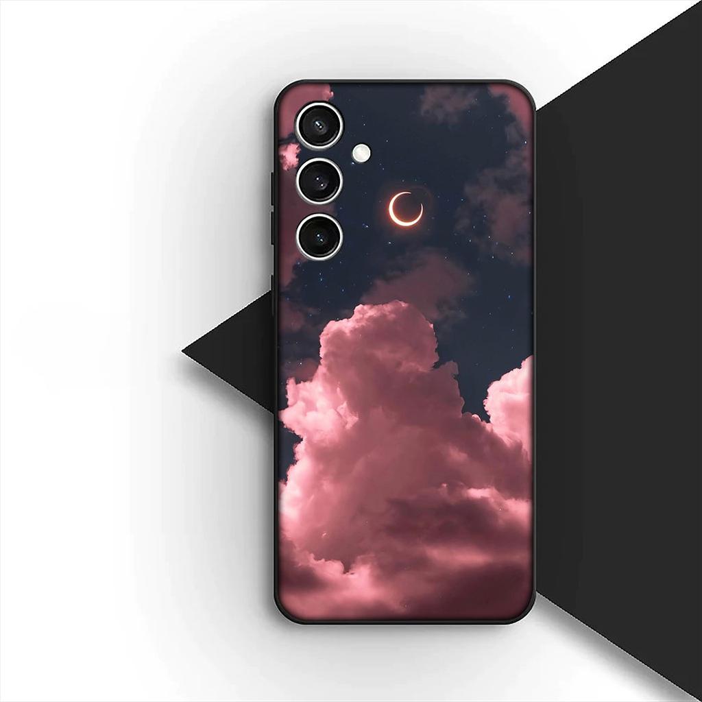 for Samsung Galaxy S20 S22 S21 FE Ultra Plus A07 A17 A15 A16 A25 A57 A37 Phone Cover Case Universe Galaxy Moon Astronaut Stars