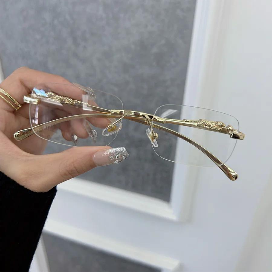 Fashion Retro Square Glasses Women Men Rectangle Vintage Eyeglasses Frame Male Clear Lens Mirror Outdoor Transparent Lens