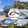 Wadoy 2 Pin Quick Disconnect Wire Harness SAE Connector 14 Gauge Heavy Duty Hight Capacity Battery Cable 10'' Leads(5 Pack)