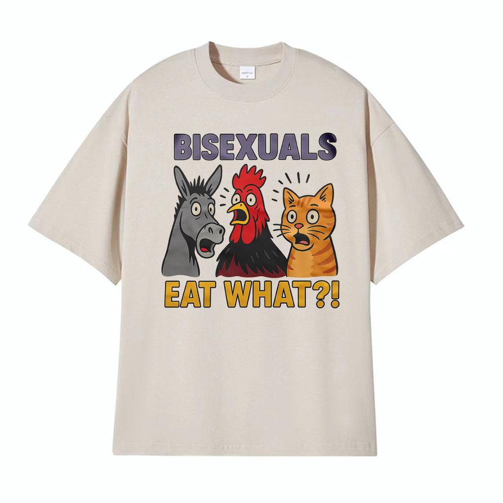 

Funny Bisexual Cat Meme Print Tshirts Unisexs Women Fashion Classic Summer Oversized Casual T Shirts Short Sleeve Cotton Tshirt 4XL