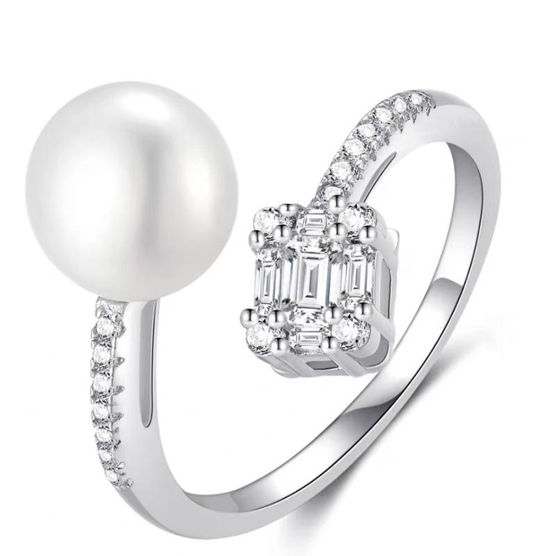 Freshwater Pearl Sweet Gift Personality Ring for Her - Versatile Open Design
