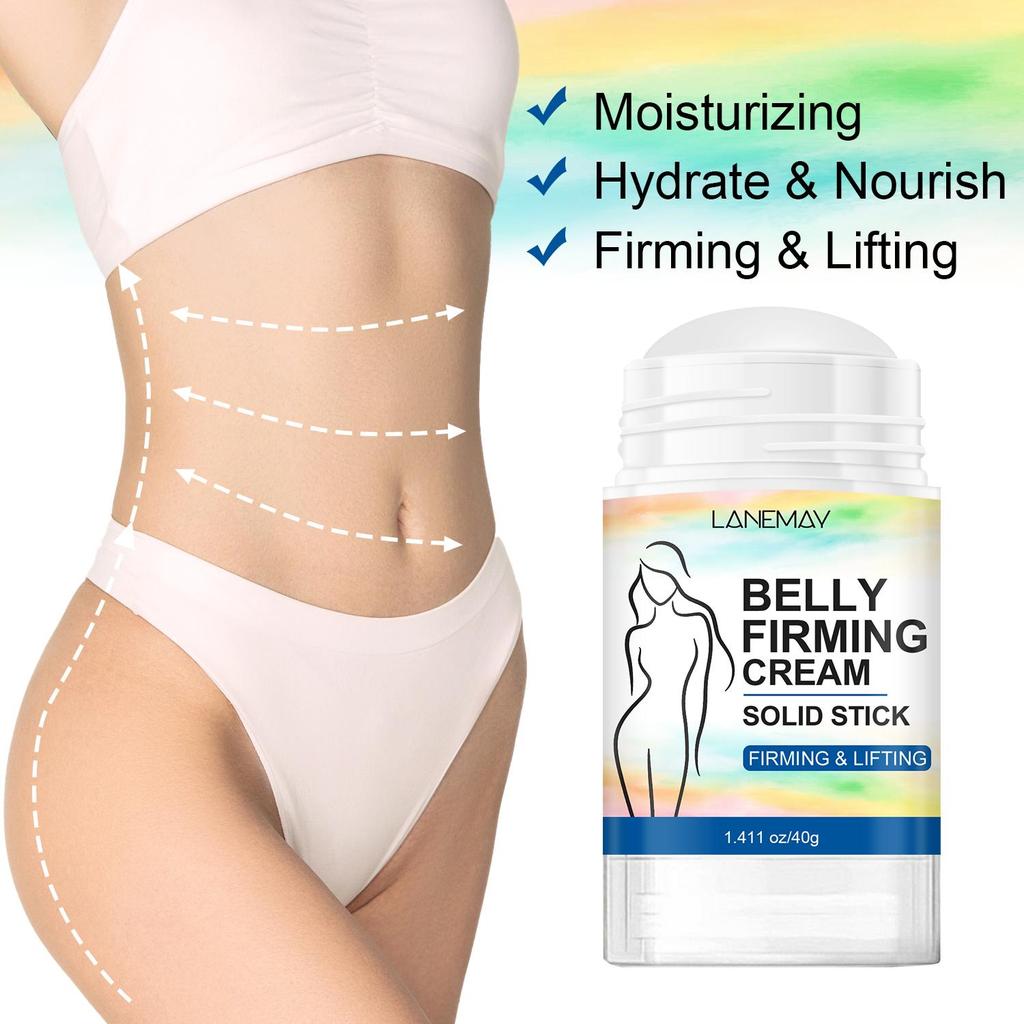 Straffende Creme für den Bauch – Spendet Feuchtigkeit und strafft die Haut, macht die Haut glatt und hydratisiert – feuchtigkeitsspendende Lifting-Körperlotion für Frauen und Männer, 40 g