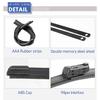 Car Front Rear Wiper Blades For MG HS MGHS AS23 EHS PHEV 2018 2019 2020 2021 2022 2023 Plug Window Windshield Windscreen Brushes