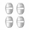 Lijk1 4Pcs Metal Car Door Lock Cover Protective Buckle Cover Sticker Tire Valve For VW GTI Polo Golf MK6 Passat Tiguan Arteon Jetta CC