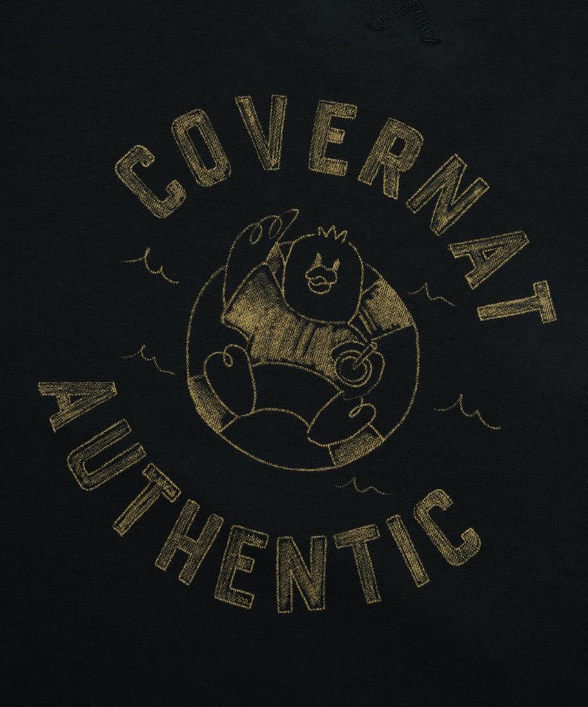 COVERNAT Tube Duck Graphic Sweatshirt Dark Navy