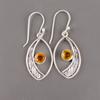Citrine Gemstone 925 Sterling Silver Jewelry Handmade Drop/Dangle Earrings 1.60" EE-61-2