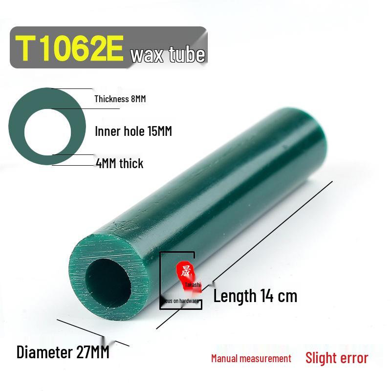 Wax Tube for Jewelry Design and Casting: Carving Wax for Lost-Wax Method and Mold Production