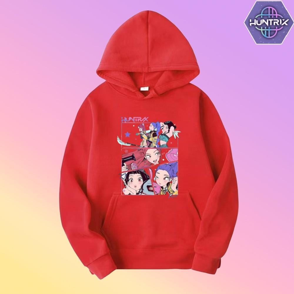 Film KPop Dämonenjäger Saja Boys Hoodie Herren Damen Kleidung Koreanischer Modetrend Streetwear Unisex Lässiges Übergroßes Sweatshirt