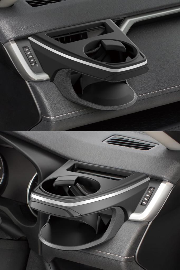 Tsuchiya Yac Product for the 50 Series Air Conditioner Drink and Passenger Seat Smartphone Holder Vehicle-Specific RAV4 Holder, Driver's Seat,