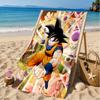 Asciugamano da Spiaggia con Disegno di Anime di Draghi, Asciugamano da Spiaggia in Microfibra, Perfetto per Piscina, Spiaggia, Viaggi, Decorazioni per la Casa, Regali per Fan di Feste in Spiaggia