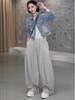 Women's Korean Style High-Waisted Curved Wide-Leg Slimming Pants - 2026 Spring Fashion Casual Versatile Long Trousers