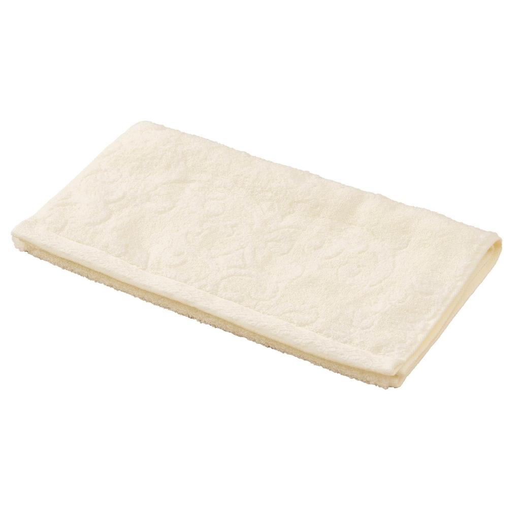 Senko NYNAS Romance Shell 34 x 60232 Towel, approx. 80cm, Ivory,