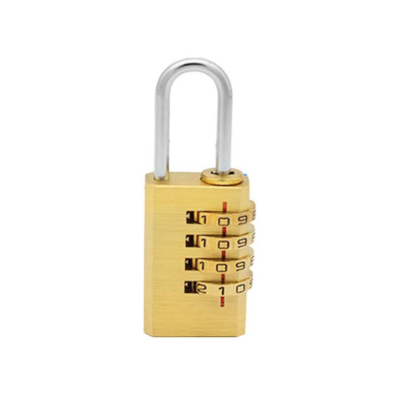 Huilaida Brass Mini Combination Padlock Small (21mm W x 60mm H)