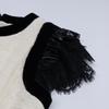 Gucci [/Domestic Regular] 595331 ZACKV Bi-color Ruffled Cuff Knit Dress 36 Ivoryx blackUsed
