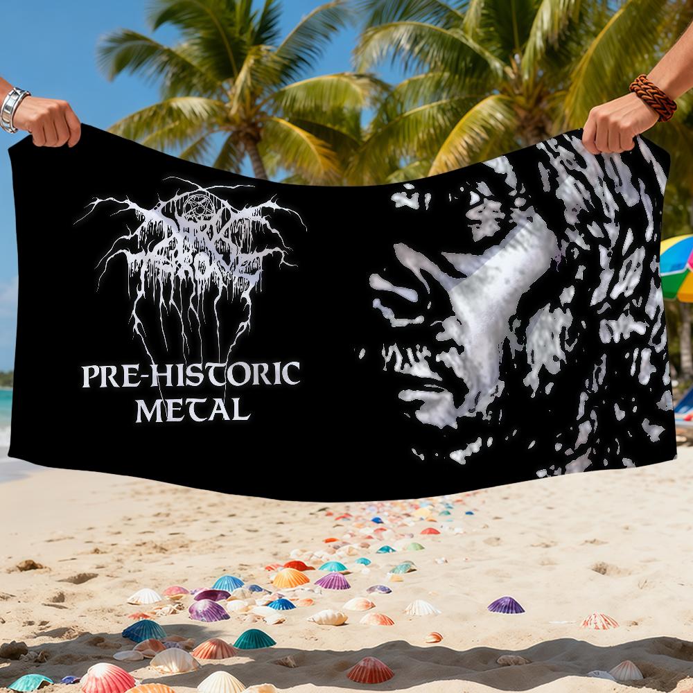 Darkthrone Pre-Historic Metal Towel Beach Bath Quick-Drying Lightweight Portable Sauna Camping Swim Pool Travel