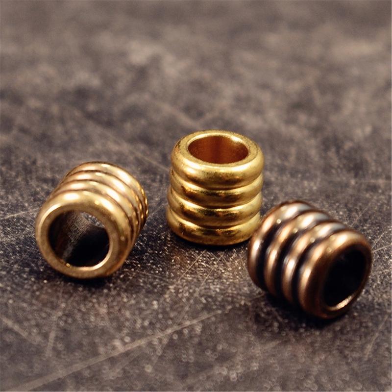 Rust Resistant Copper Cylinder Beads Handmade Jewelry Spacers Assorted Colors Easy Stringing DIY Accessories For Craft Enthusiasts