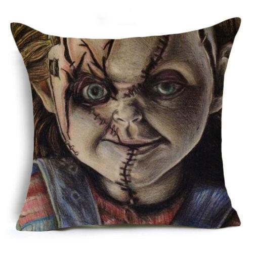 

Кукла Хороший Парень Чаки Дизайн фильма ужасов Наволочка Чехол для подушки Новый Doll2