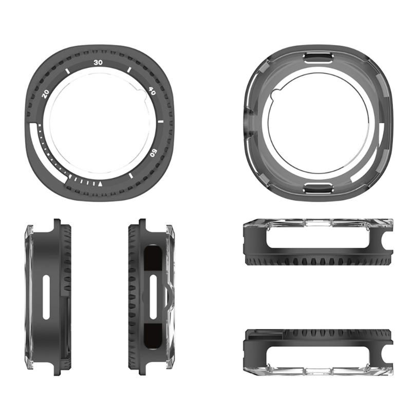 Metal Protective Cover for GXY W8C 46mm Scratch Resistance Impact Protections and Raised Frame Enjoy Screen Safety