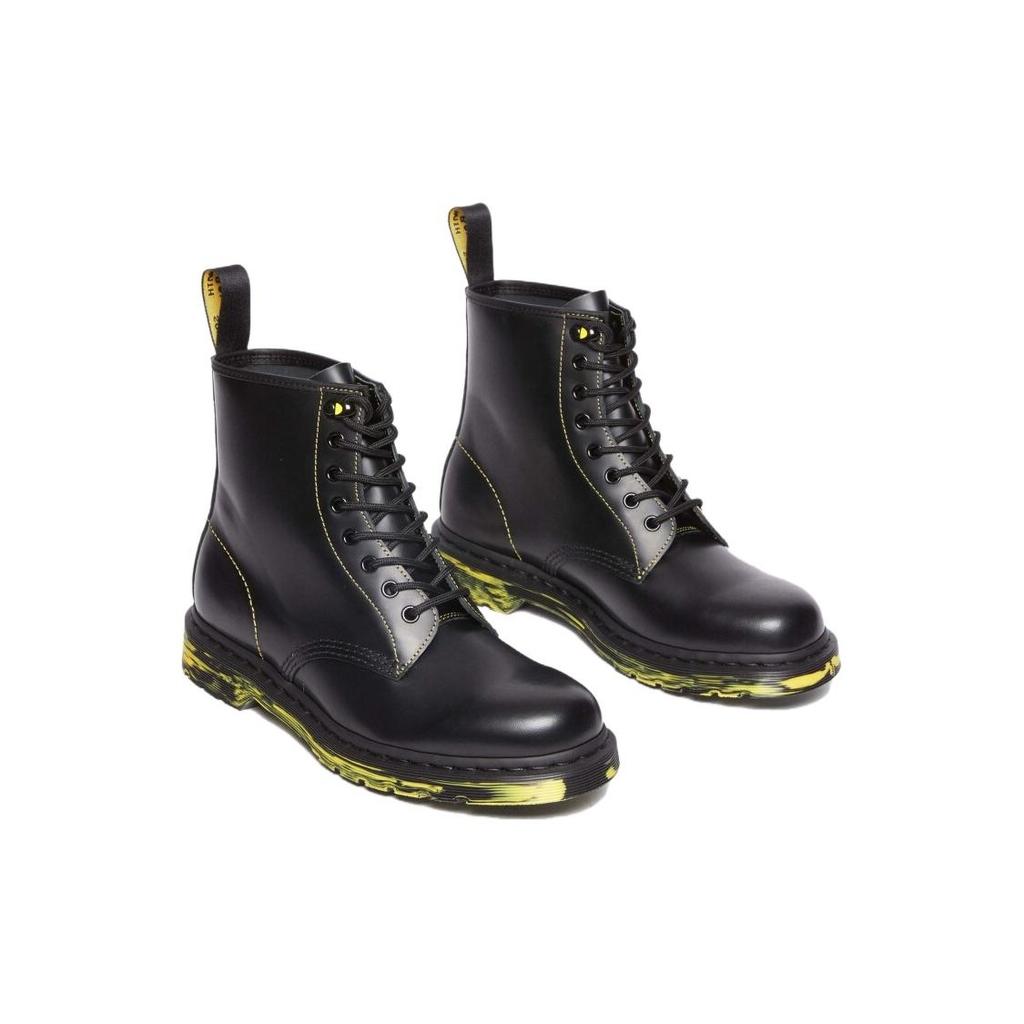 Dr. Martens Dr.Martens 1460 Marbled Sole Smooth Leather Lace Up Boots 'Black' Men's 31158001