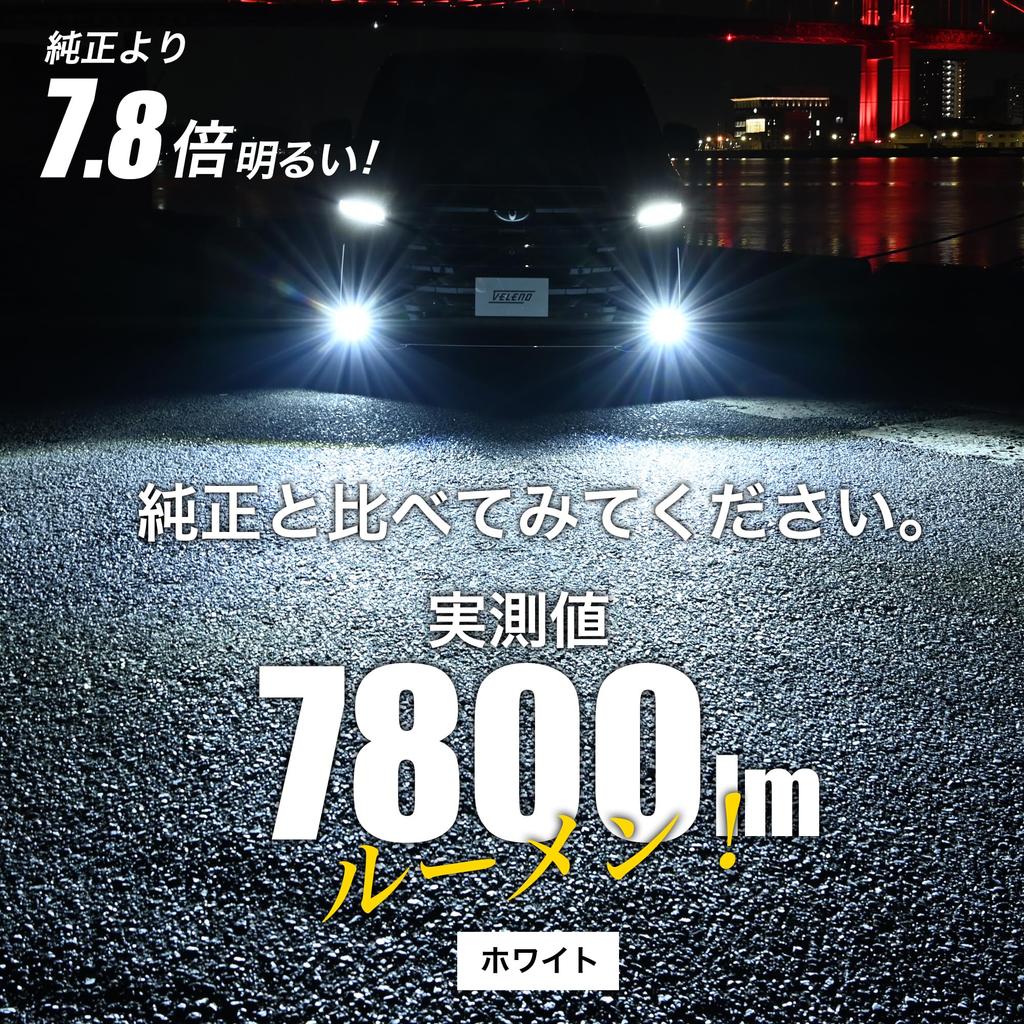VELENO LED mlhová světla L1B 7800lm bílá explozivní mlhová sada 2 žárovek ULTIMATE originální náhradní žárovka Náhrada originální stejný tvar (Bílý (7800 lm))