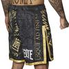 Leone 1947 LEGIONARIVS II MMA SHORTS, Unisex, Wide Slit, XXL, Black/Gold, AB790 [Authentic]