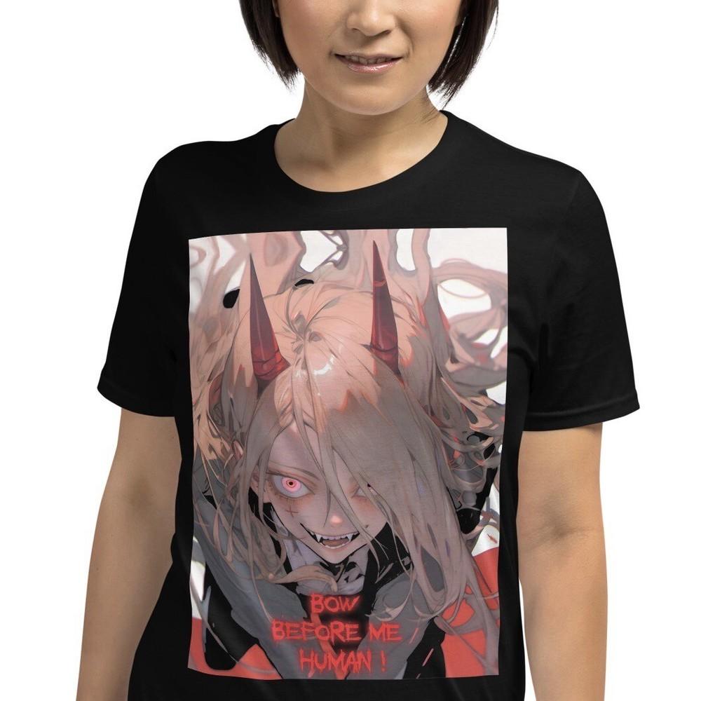 

Anime Devil Demon Girl Horror Creepy Short-Sleeve Unisex T-Shirt M