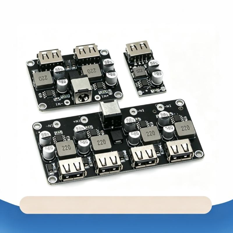 Usb Qc3.0 Usb Dc-Dc Converter Charging Step Down Module 12V 24V To Fast Quick Charger Circuit Board 5V