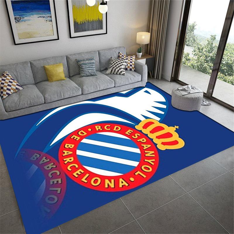 2026 NEW RCD Espanyol Carpet Rug for Living Room Bedroom Home Sofa Decoration,Kids play Non-slip Floor Mat
