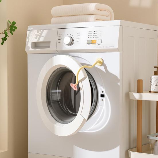 Frontlaster Dørstøtte Vaskemaskin Dørholder med Magnetisk Base Holder Døren Åpen Luktforebygging Avtakbar Tørketrommel Vaskemaskin Stopper