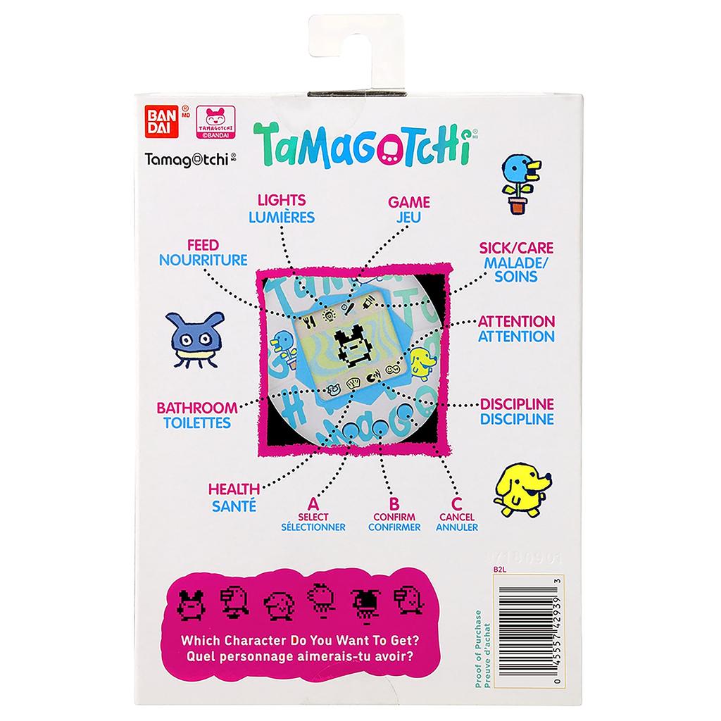 Tamagotchi Original Flower Gingham - (Updated Logo).