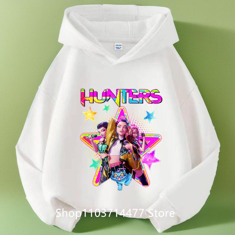Hoodies & Sweatshirts Lässig Film Unisex Hoodies Kinder Hoodie Manga Kinder Kpop Dämonenjäger Kinder-Sweatshirt Niedlicher Tiger-Hoody für Jungen Mädchen